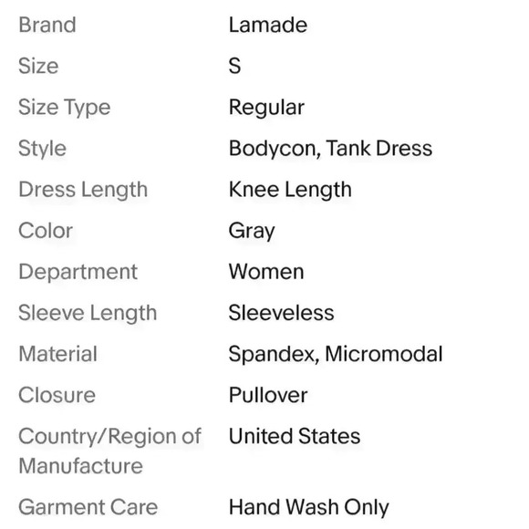 LAmade LA MADE By Revolve Clothing Heather Grey Nora Bodycon Tank Dress $110 - Picture 9 of 9